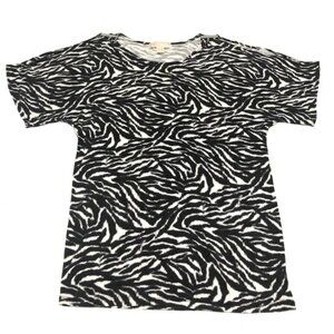 Michael Kors Zebra Print Top Size M